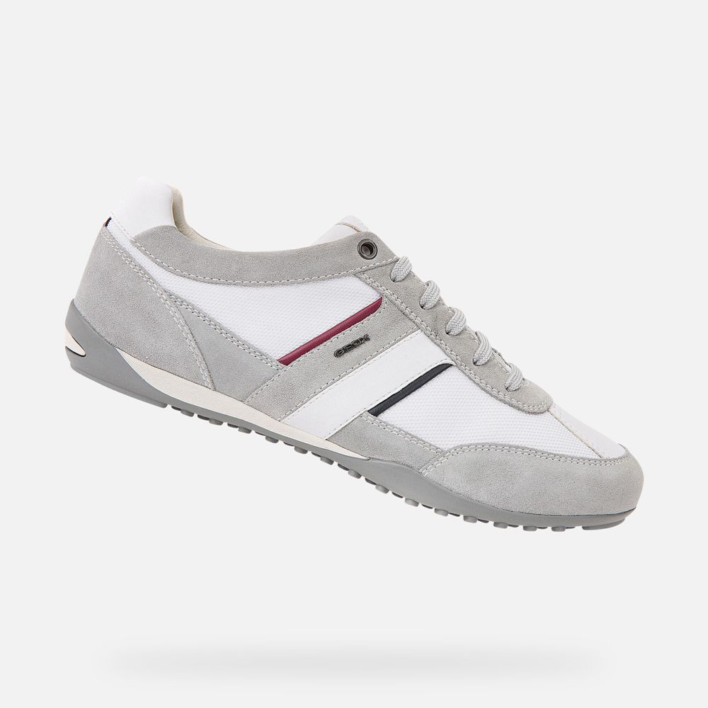 Tenis Geox Homem Cinzentas/Branco - Wells - UCZQJ4207